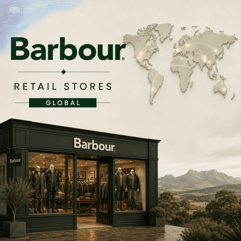 Barbour Retail Stores Worldwide dataset preview