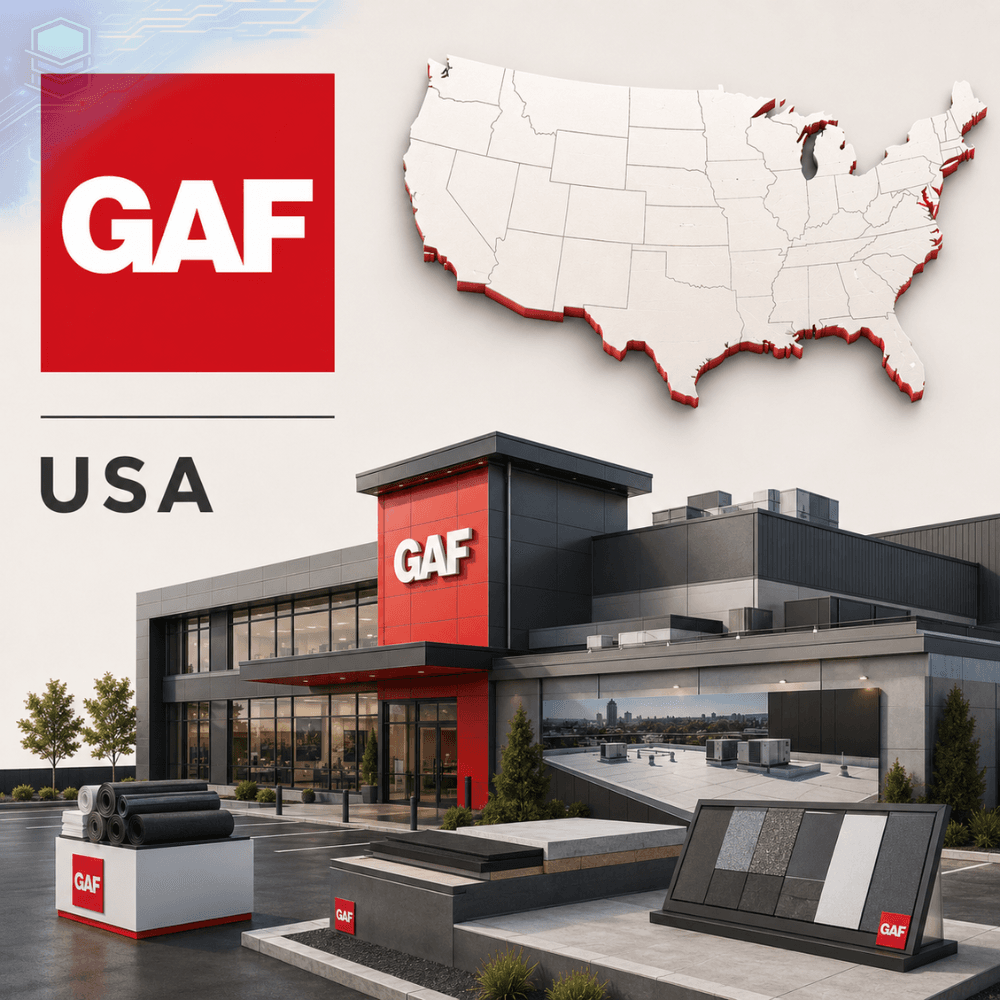 GAF Commercial Roofing Contractors USA dataset preview
